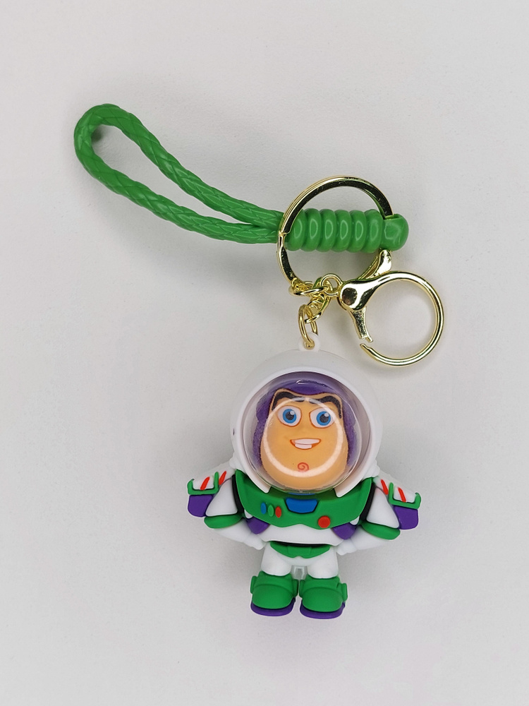 Брелок keychain силиконовая фигурка Базз Лайтер Buzz Lightyear из мультика История игрушек  #1