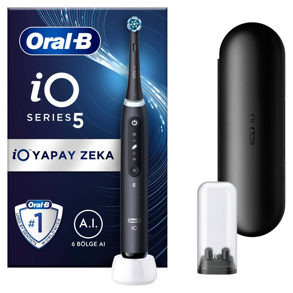 Электрическая зубная щетка Oral-B iO 5 Matte Black #1