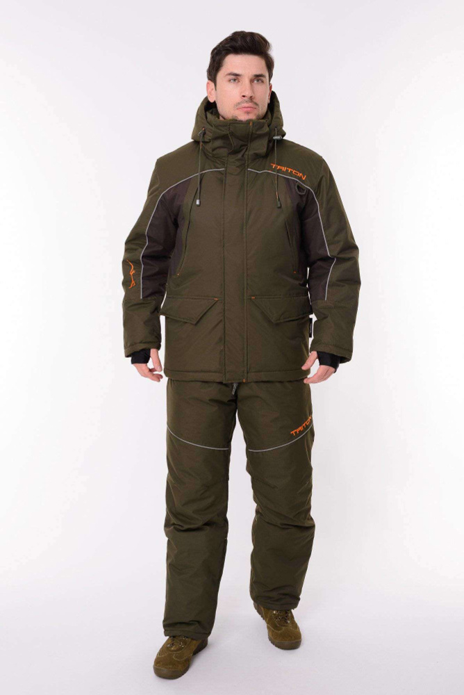 Зимний костюм для охоты и рыбалки "STRIM" -40 ПК от TRITON GEAR. Ткань: Таслан. Цвет: Хаки. Размер: 56-58/170-176 #1