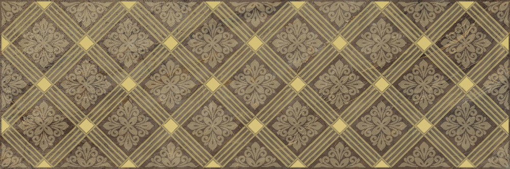 Керамическая плитка Laparet Royal Декор коричневый 20х60 #1