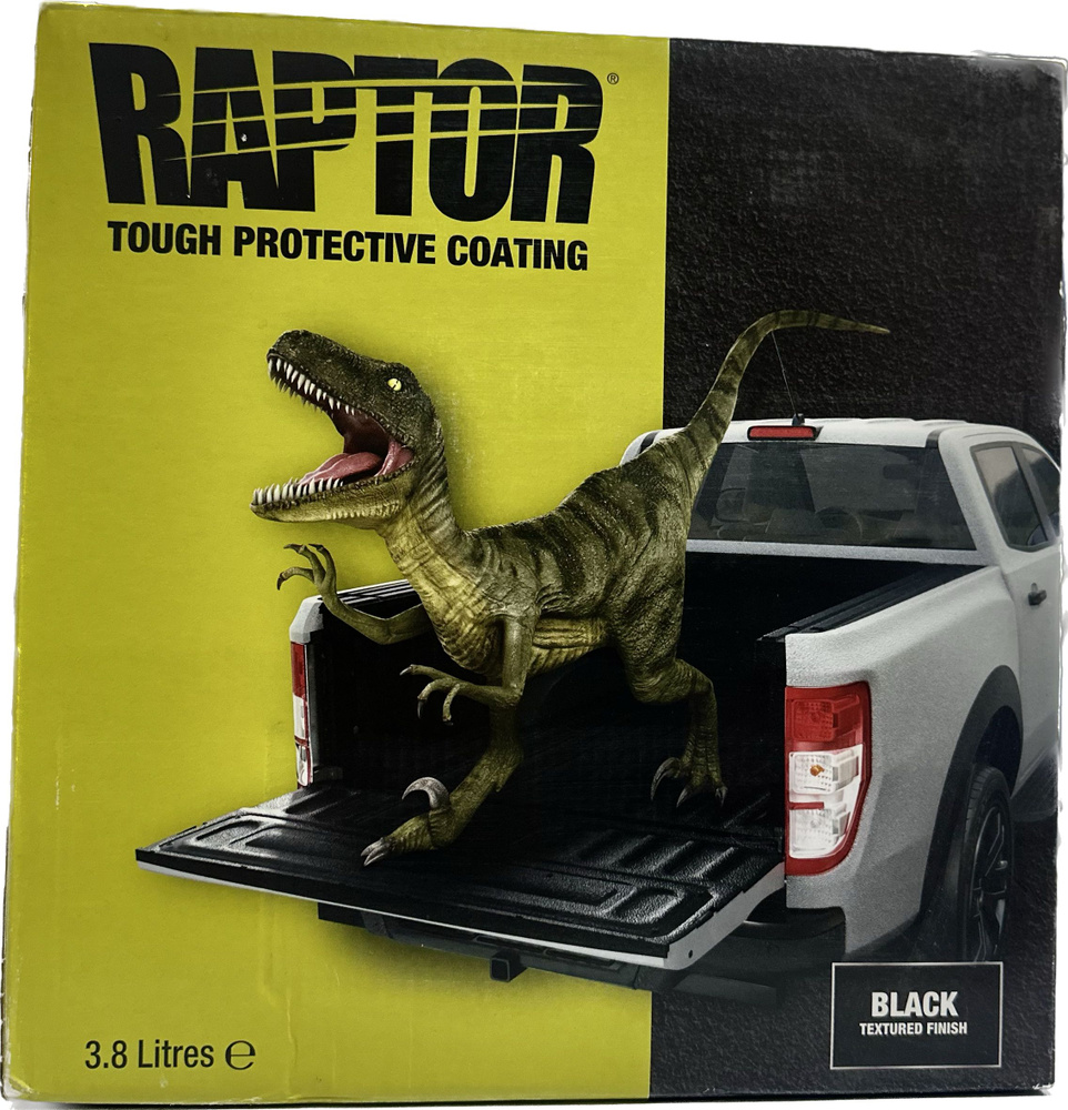 Raptor Раптор U-POL черный (комплект с отвердителем) 3,8л #1