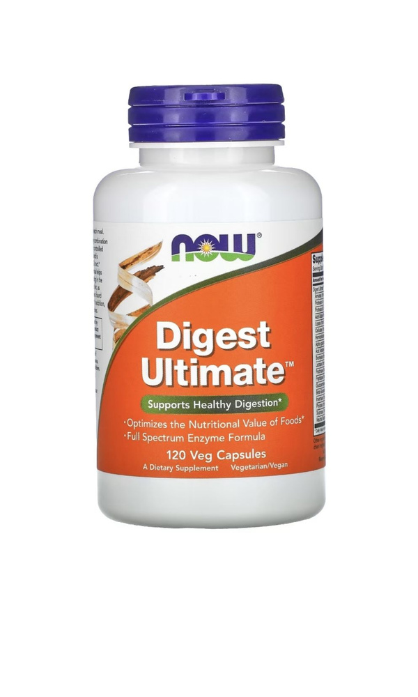 Пищеварительные Ферменты Полного Спектра NOW Digest Ultimate 460 mg 120 капсул  #1