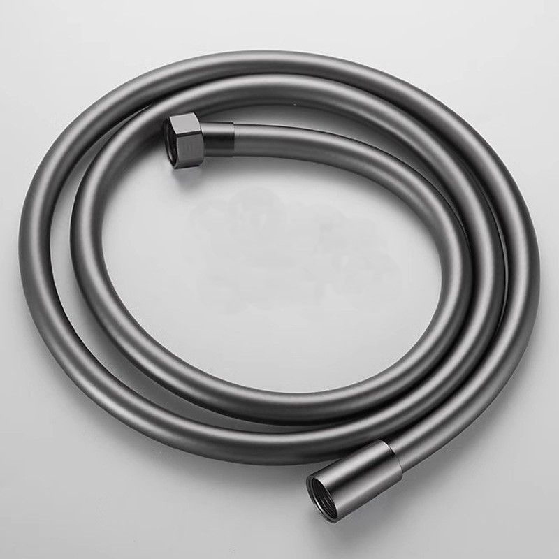 Шланг для душа серый, защита от намотки, медная гайка, 1/2",длина 1.5 ...