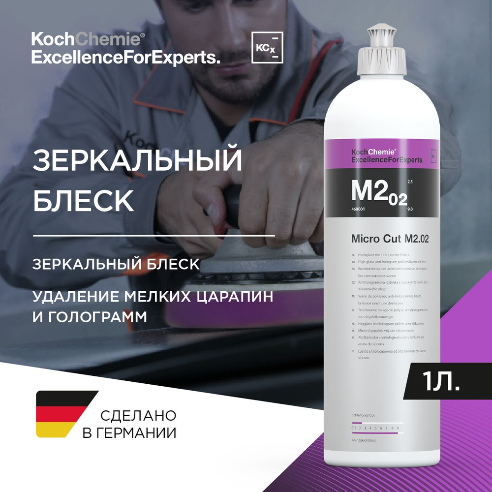 Micro Cut M2.02 - Высокоглянцевая антиголограммная паста (1 л) #1