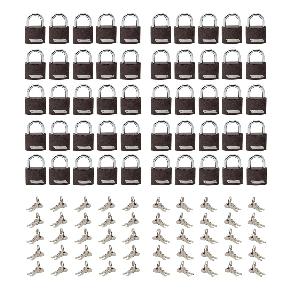 Замки под один ключ 50 замков 100 ключей PD-01-50 (one key) (2) Avers #1