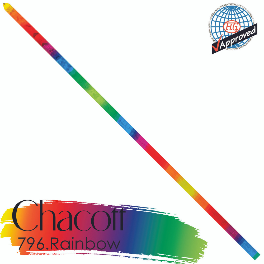 Лента Chacott Gradation 4 метра цвет 796.Rainbow #1