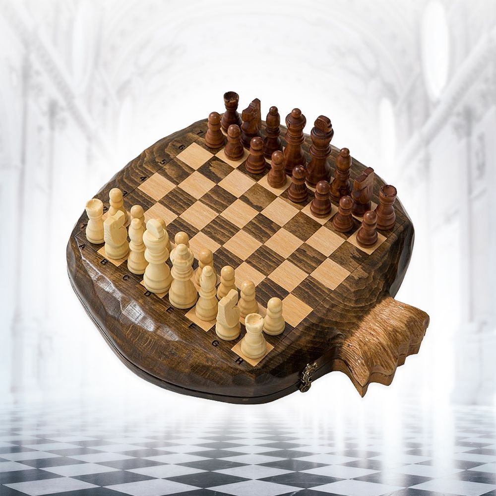 Резные шахматы Дикий гранат #1