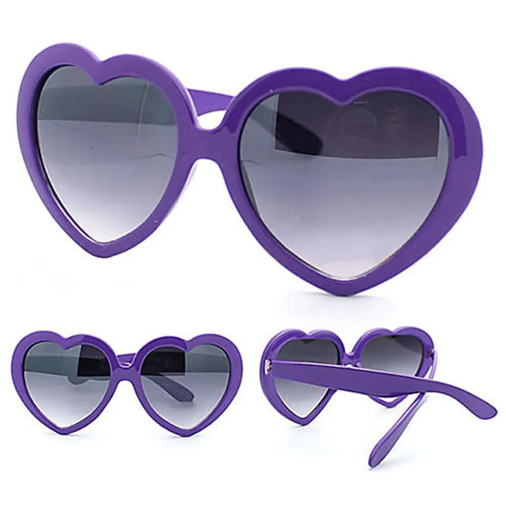 Очки солнечные Гигант Сердце, цвет Фиолетовый #1