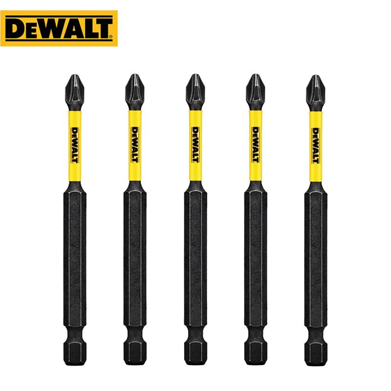 DEWALT оригинальные биты Philips 89 мм PH2, высокоскоростная сталь, твердый сплав для электрической дрели, #1