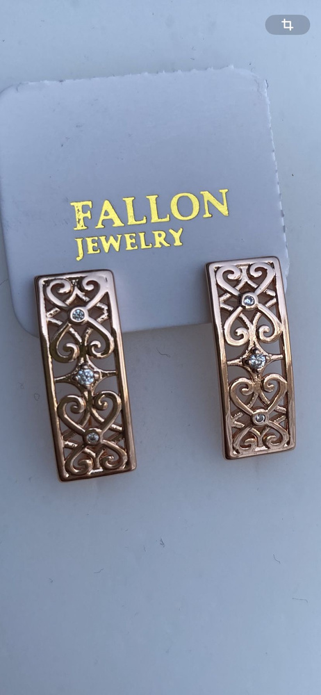 Fallon Jewelry Серьги маленькие #1