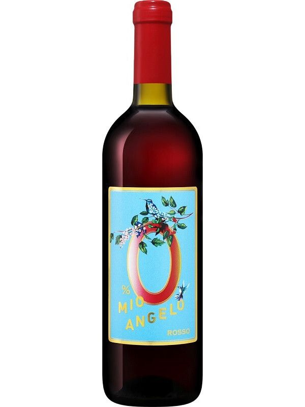 Безалкогольное вино красное сладкое Mio Angelo Rosso 2021, 750мл. Италия  #1
