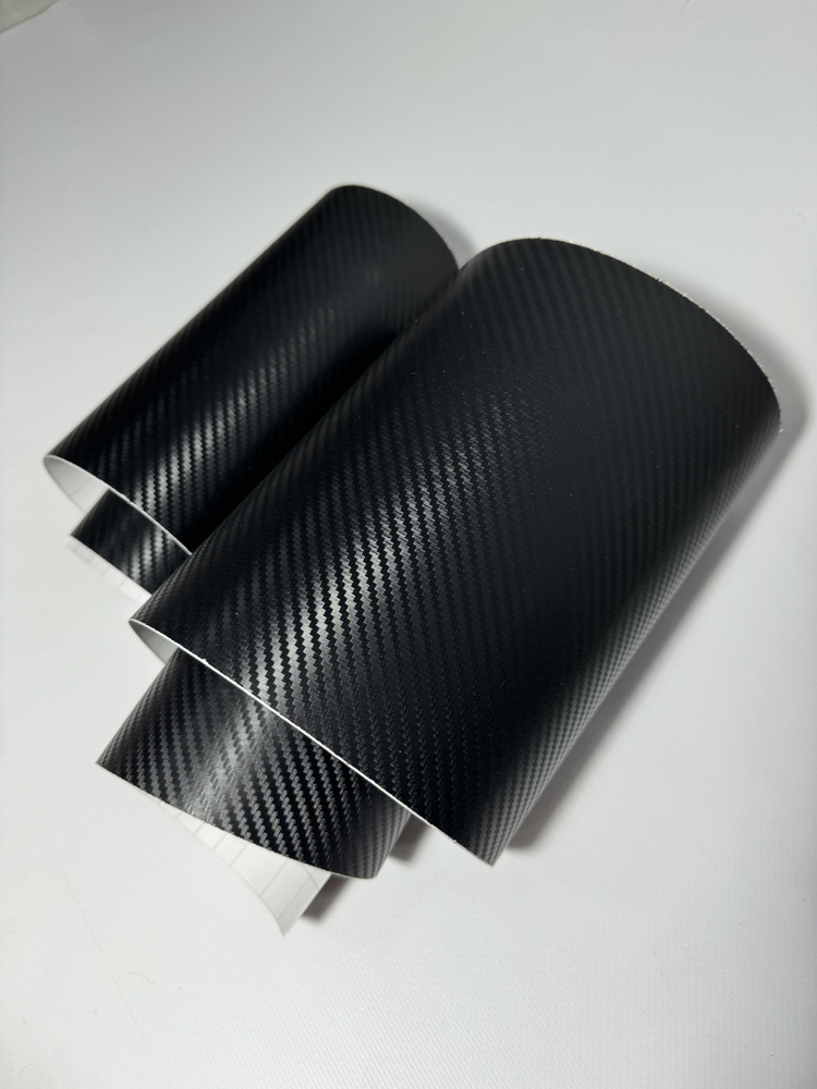 SunGrass / Виниловая пленка для авто самоклеющаяся карбон 3D черный 152х90 см / Декор для мебели  #1