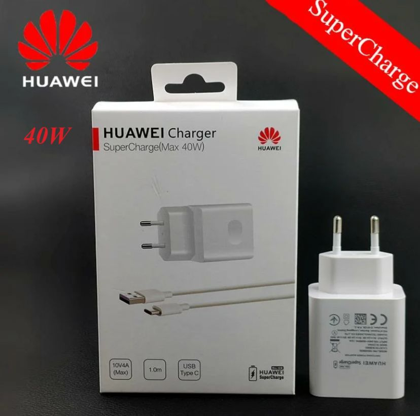 Супер быстрая зарядка Honor Huawei 40W, Кабель USB, Type-C #1