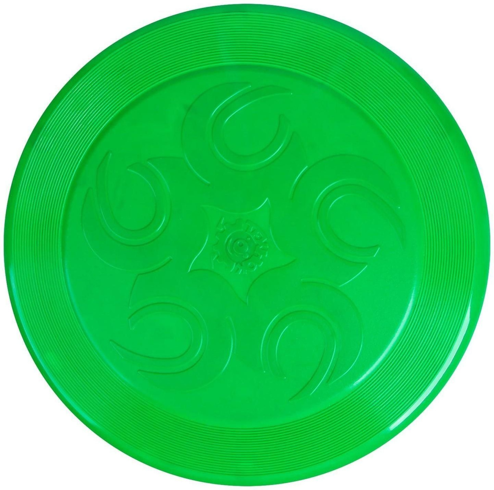 Летающая тарелка, 24 24 2,5 см, цвет зелёный + мел в подарок #1