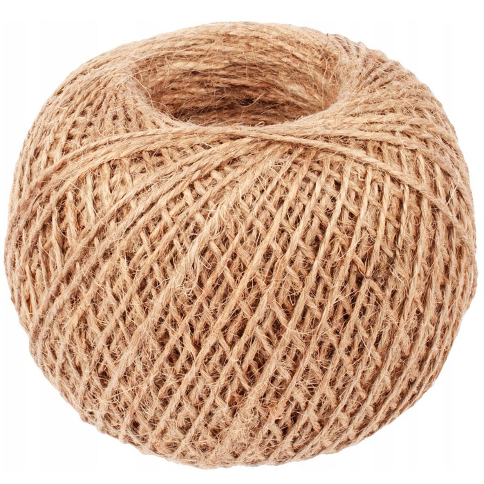 Шпагат джутовый 200 м /30/. Шпагат джутовый 50м 1200 текс /60/. 2 бечевки. Джутовый шпагат бобина 2х560 текс. 2 бечевки.