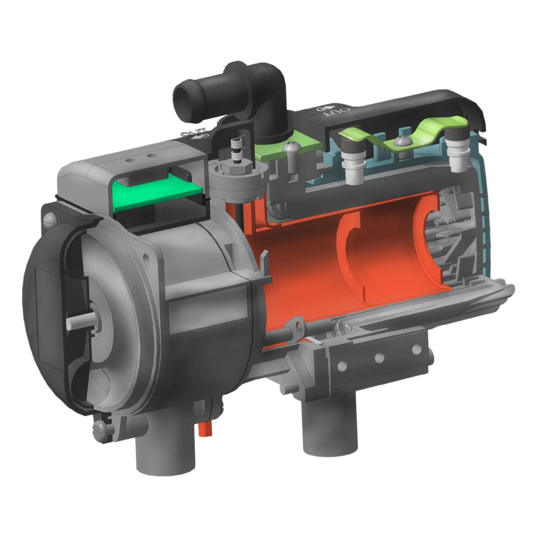 Гидравлическая обвязка с контуром отопления салона