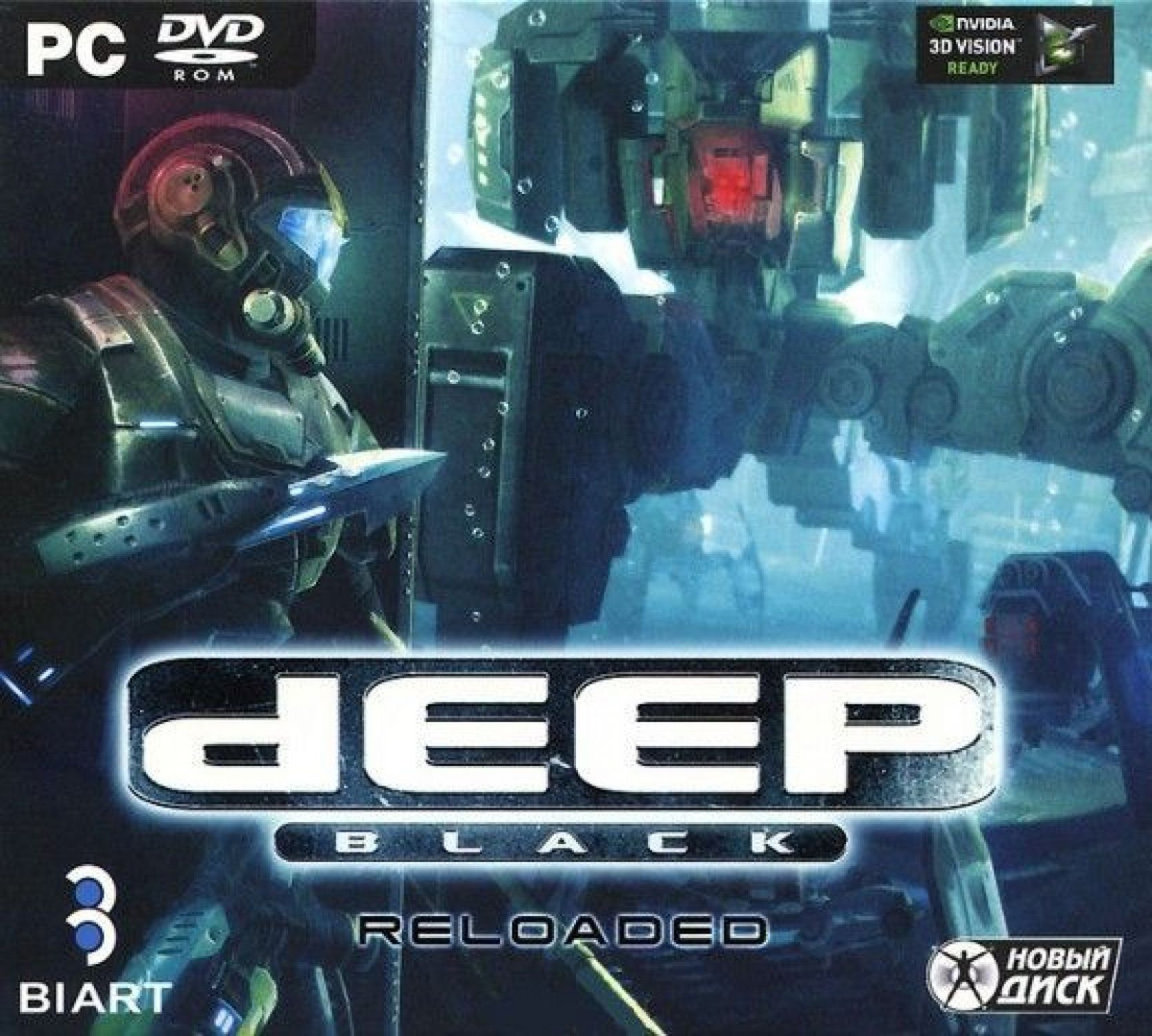 Диск с Игрой Deep Black Reloaded Русская Версия Jewel (PC). Новый лицензионный запечатанный диск.