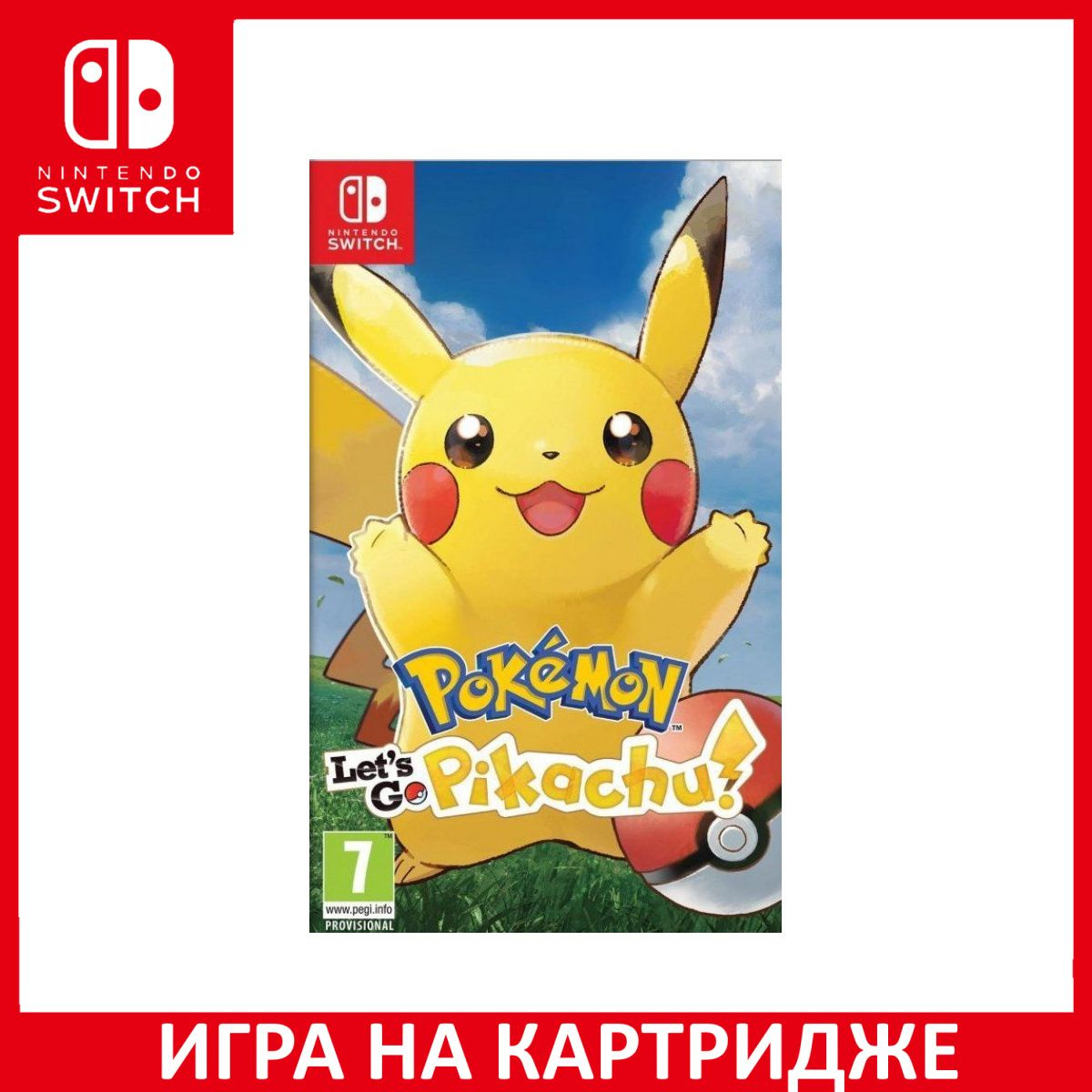 Игра на Картридже Pokemon: Let’s Go, Pikachu! (Switch)