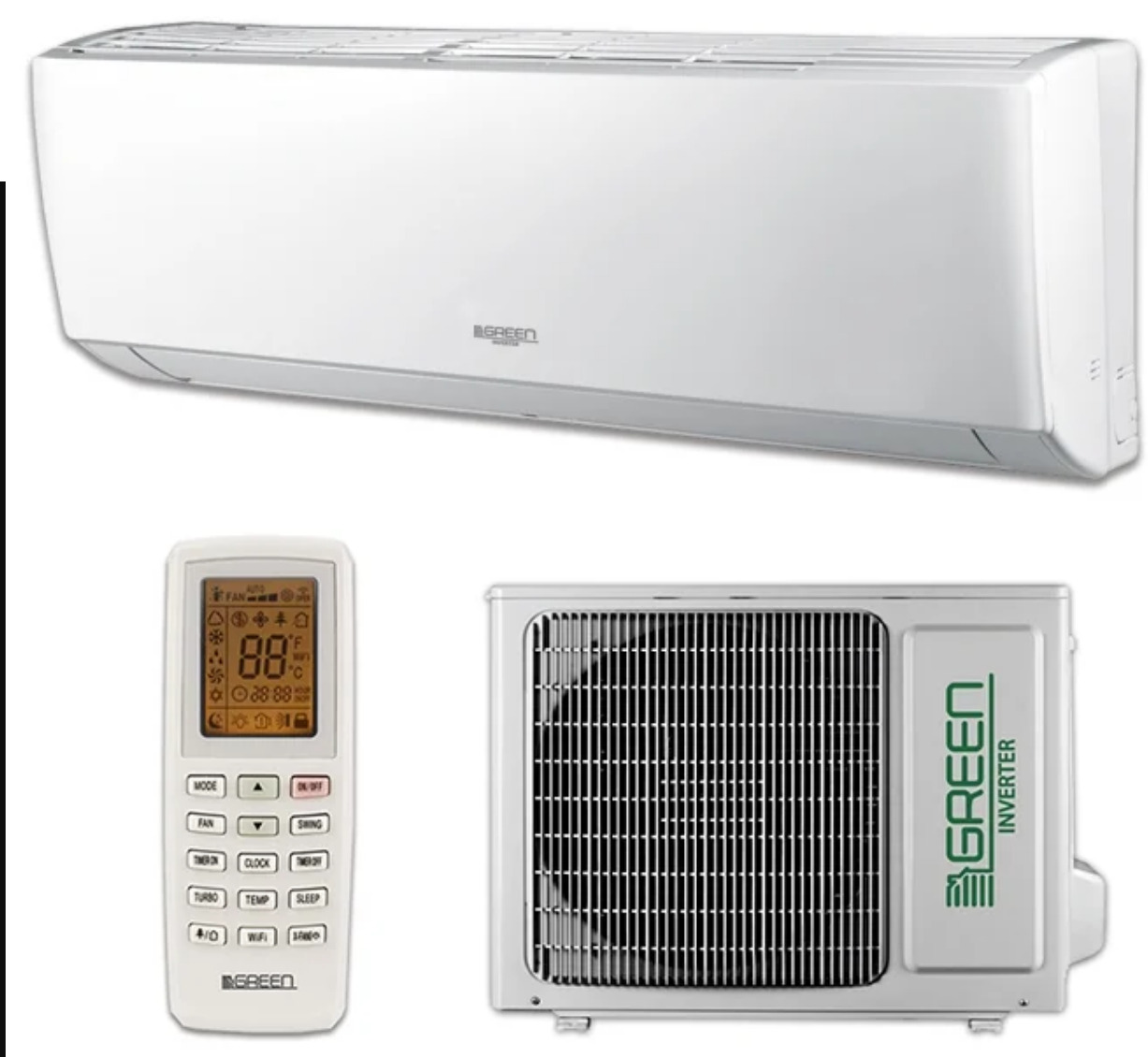Сплит-система инверторная Green GRI-07IGK2/GRO-07IGK3
