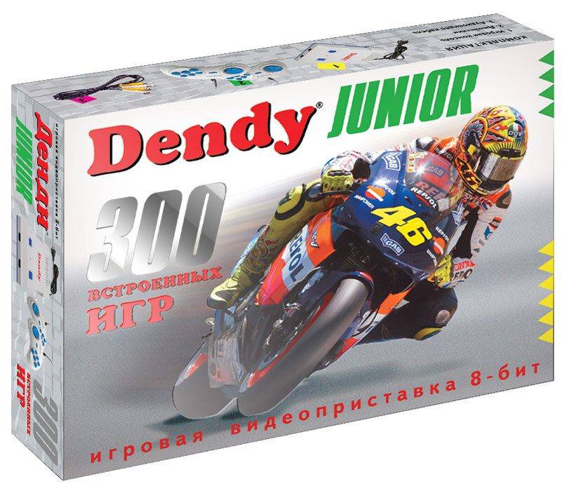 Игровая приставка Dendy Junior 300 игр без пистолета  #1