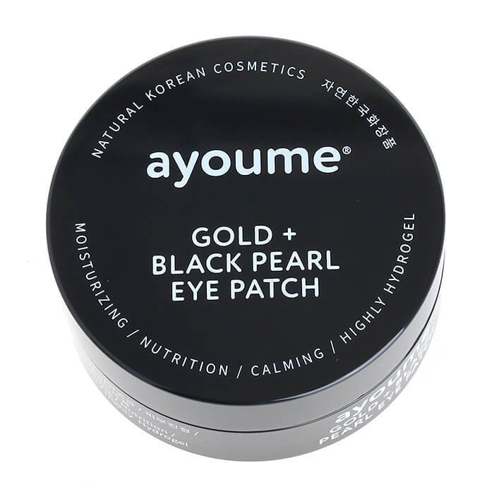 Ayoume Gold Black Pearl Eye Patch патчи для глаз от темных кругов с золотом и черным жемчугом 60шт.  #1