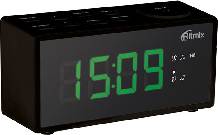 Электронные часы с радиоприемником Ritmix RRC-1212 (черный) - купить с ...