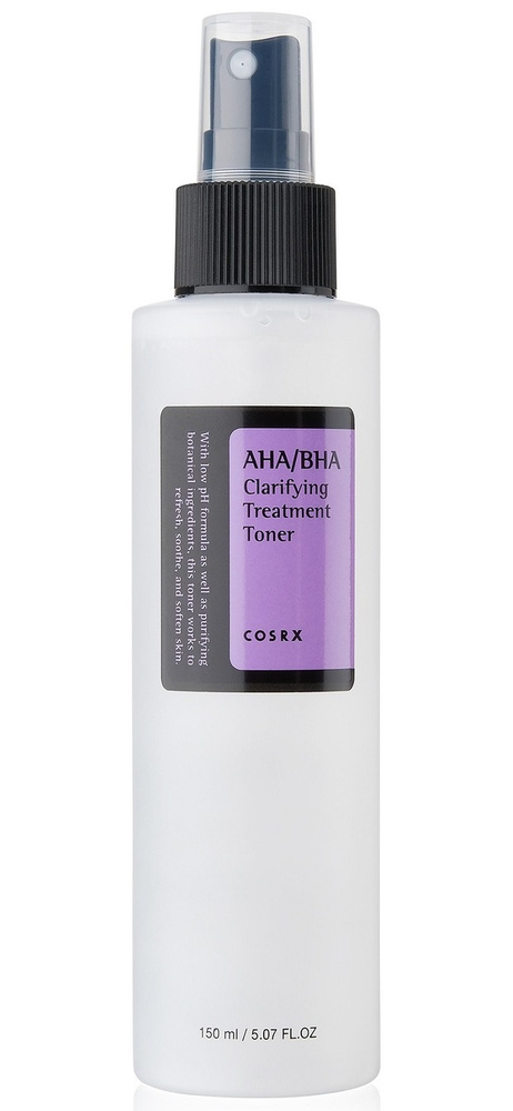 COSRX Тонер для лица для проблемной кожи с кислотами сужение пор, очищение от черных точек AHA/BHA Clarifying #1