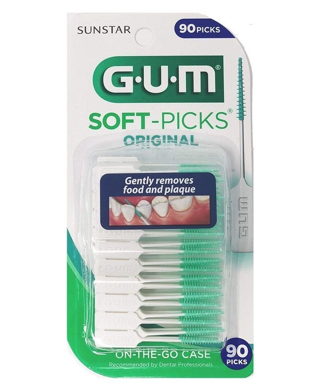 GUM Зубочистки-щетки мягкие оригинал "Soft-Picks Original", 90шт #1