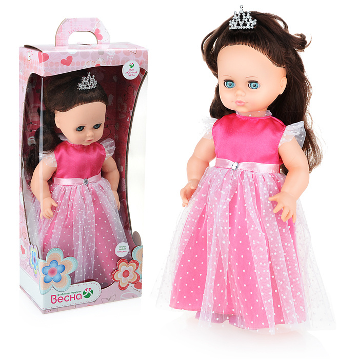 Кукла Весна пластмассовая озвученная Инна 42 см праздничная 1 - купить ...