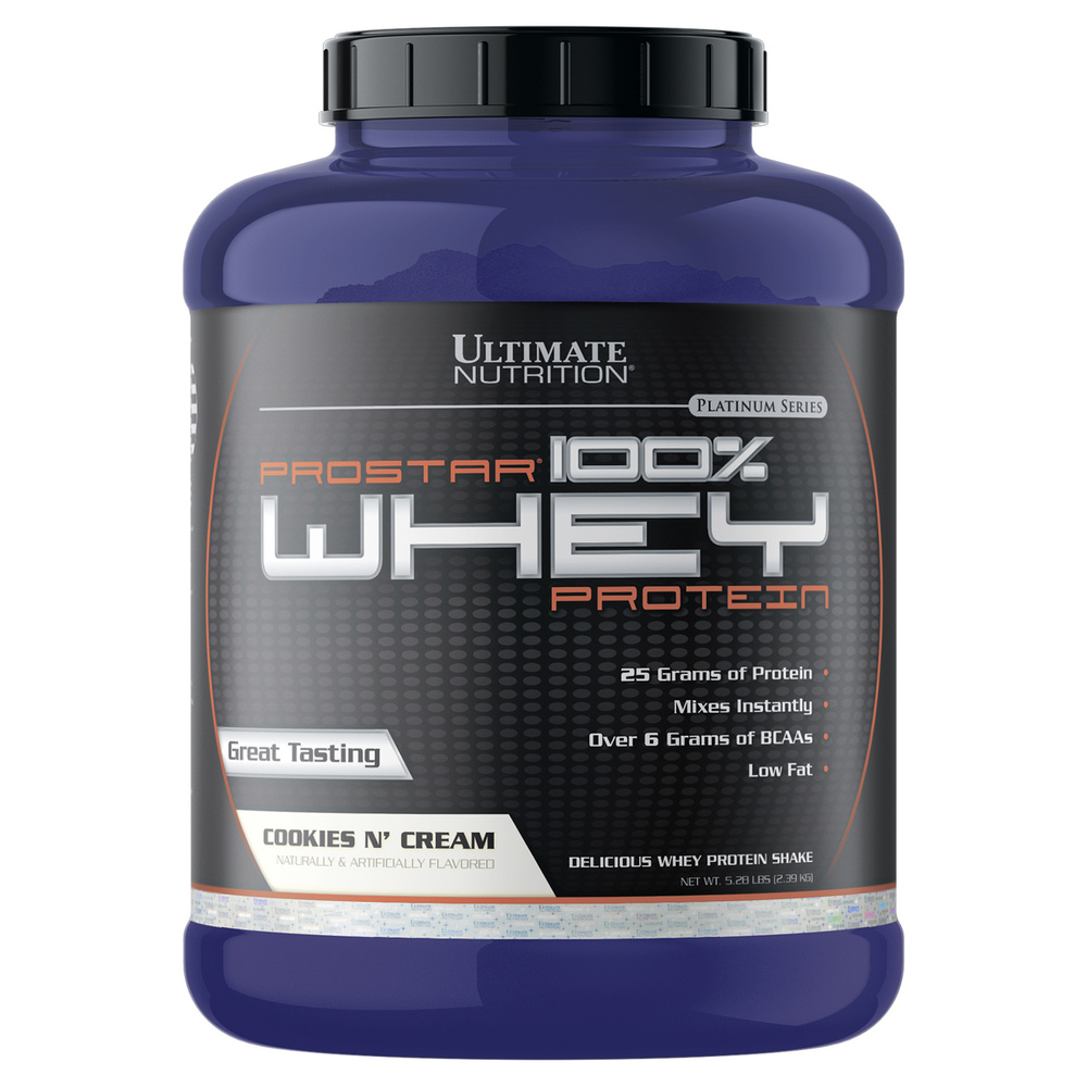 Протеин Ultimate Nutrition Prostar Whey 2390 гр Cookies'n Cream #1