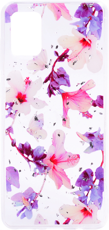 RE:PA Чехол - накладка Spring Flowers для Samsung Galaxy A31 фиолетовый #1