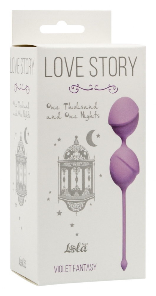 Вагинальные шарики Love Story One Thousand and One Nights Violet Fantasy #1