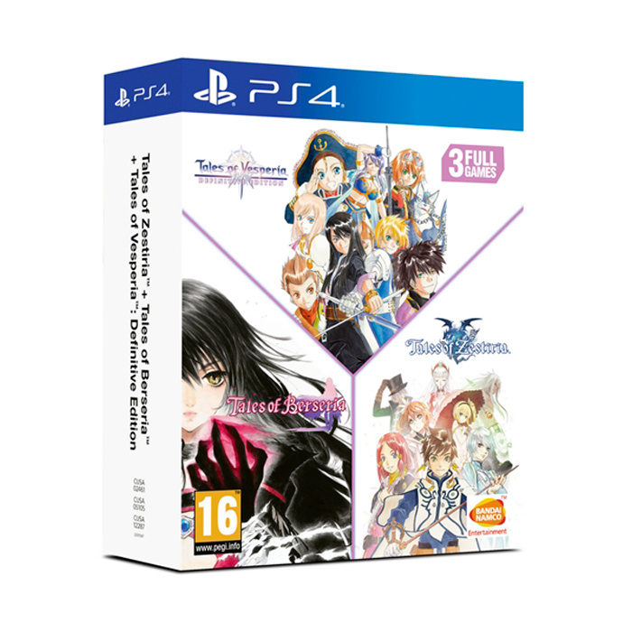 Игра Tales of Vesperia + Tales of Berseria + Tales of Zestiria Compilation для PS4 #1