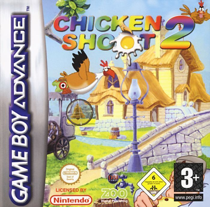 Видеоигра Chicken shoot 2 (Game Boy Advanced, картридж) аркада, шутер / 6+  #1
