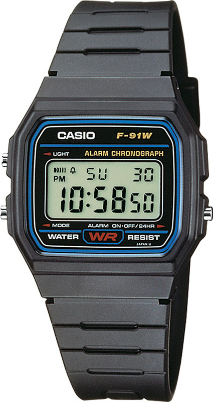 Японские наручные часы Casio F-91W-1 #1