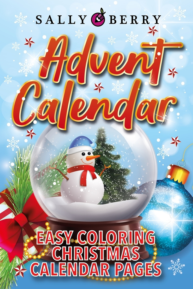 Advent Calendar Coloring Book. Адвент Календарь Раскраски: на англ. яз.  #1