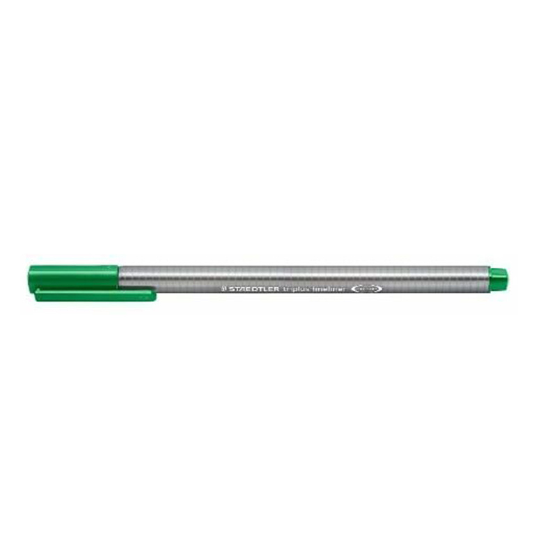 Ручка капиллярная Staedtler Triplus, одноразовая, 0.3 мм Зеленый #1