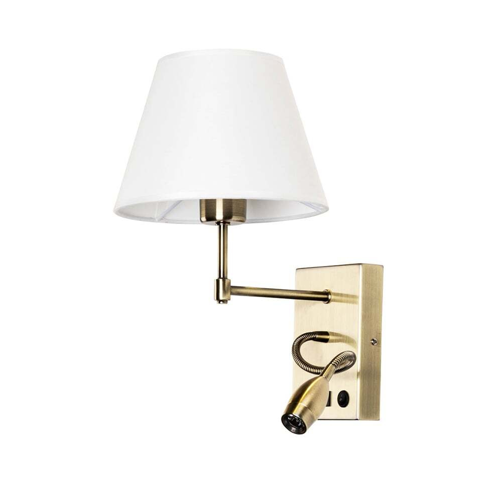 Настенный светильник Arte Lamp ELBA A2581AP-2AB #1