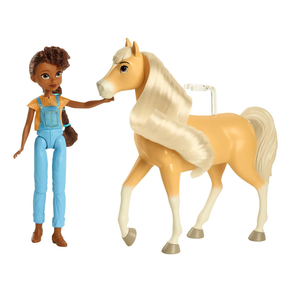 Кукла Mattel Spirit Прю и Чика Линда, с лошадью, GXF22 #1