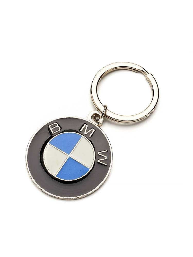 Брелок для ключей металлический с эмблемой BMW ( БМВ ) #1