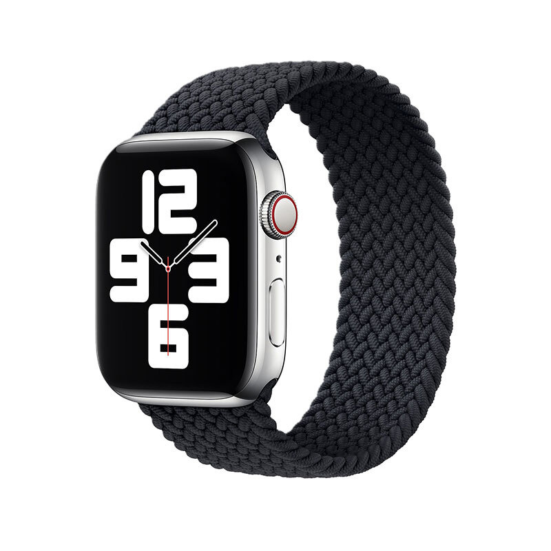 Плетеный ремешок для Apple Watch WIWU Nylon braided watch band 38-40mm длина S (130мм) Black  #1