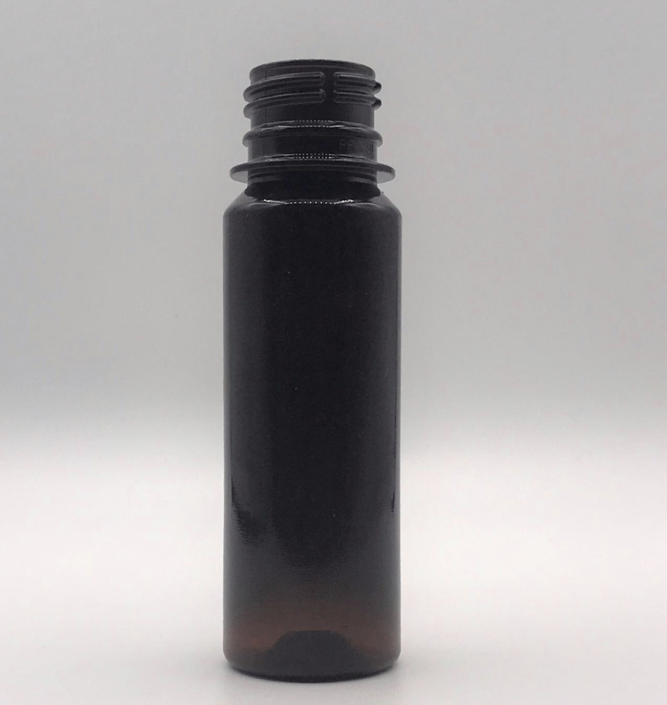 Бутылка пластиковая, тёмная  Цилиндр, 100 мл, 10 шт #1