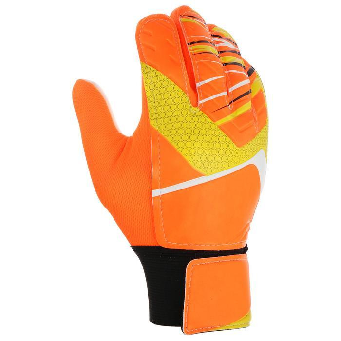 Перчатки вратарские ONLYTOP, размер 10, цвет оранжевый #1