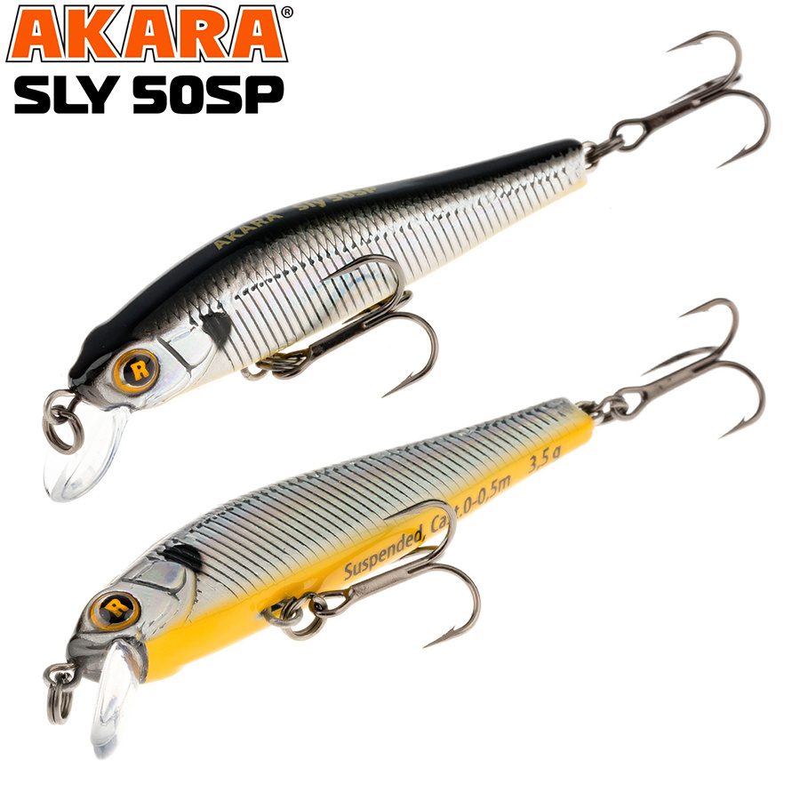 Воблер Akara Sly 50SP 3,5 гр. (1/8 oz 2,0 in) A23 #1