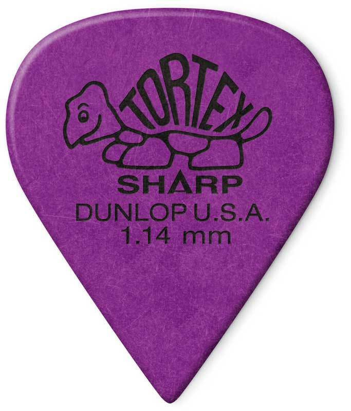 Набор медиаторов для гитары, 1,14 мм, 12 шт Dunlop 412P1.14 Tortex Sharp #1