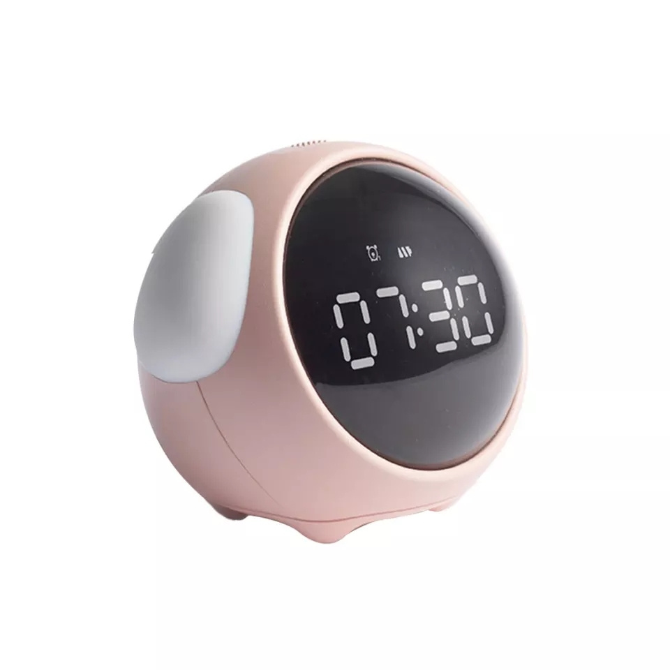 Электронные часы-будильник настольный с подсветкой, детский будильник Милые эмоции  #1