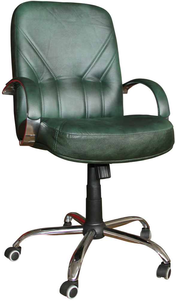 TUTKRESLA Игровое компьютерное кресло, Кожа крупного рогатого скота, зеленый  #1