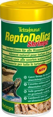 Витаминизированный корм для водяных черепах Tetra "ReptoMin Delica Shrimps", 250 мл  #1