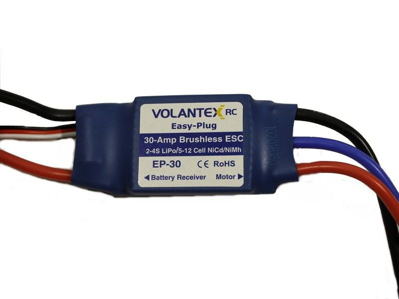 Регулятор скорости бесколлекторный 30A-XT60 для самолета Volantex RC Ranger 1600 PE1255  #1