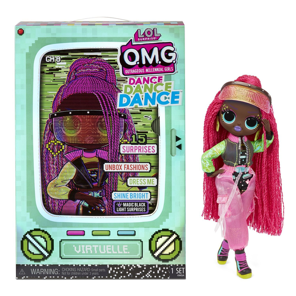 Игровой набор с куклой "L.O.L. Surprise" OMG Dance Doll- Virtuelle 117865 #1